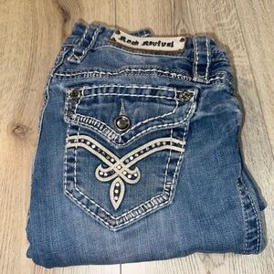 Rock Revival Jill bootcut boot Blue Women's Jeans denim
